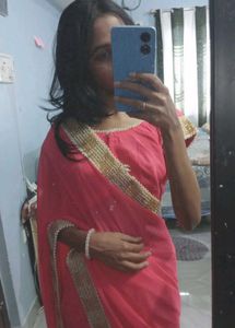 Pink Saree