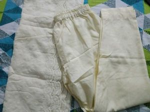 Beige Salwar Suit Set Of Three