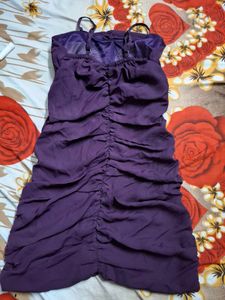 Purple Bodycon Dress
