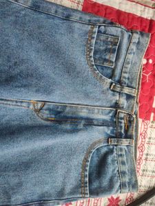 Light Wash Cargo Jeans