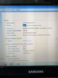 Samsung Mini Laptop (Working)