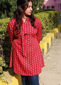 Red Polka Dot Tunic