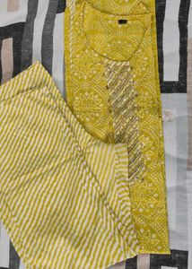 Yellow Kurta Set