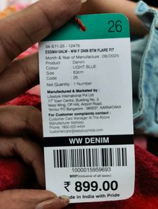 Wide Leg Light Wash Jeans