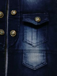 Denim Vest with Buttons