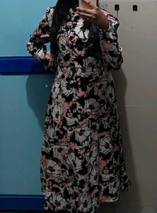 Floral Print Midi Dress
