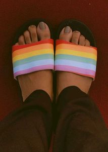Multicolour Flip Flops 🌈
