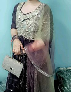 1) Crop Top With Dupatta.     2) Gharara Suit