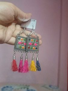 Colorful Tassel Earrings