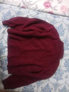 Burgundy Crewneck Sweater