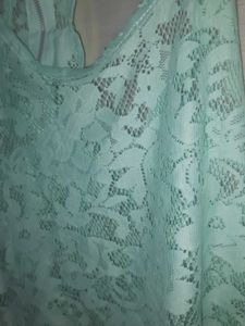 Lefties Lacy Sheer Tank Top