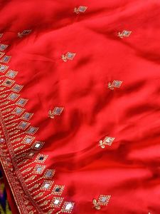 Real Mirror Work Saree ♥️