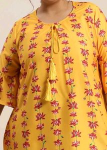 Floral Print Kurta