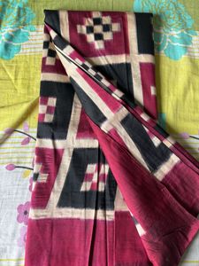Vintage Pasapali Ikkat Saree