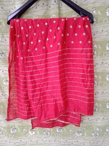 Red & Gold Dupatta