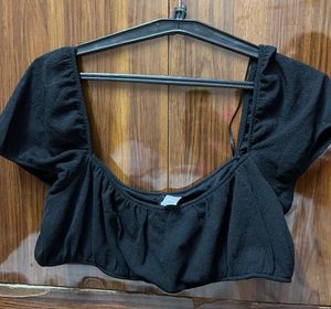 Black Crop Top