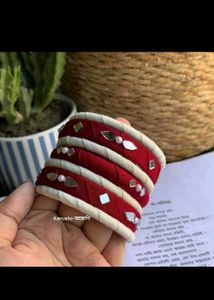 Mirror Work Bangles ❤️
