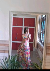 Floral Lehenga Choli Set