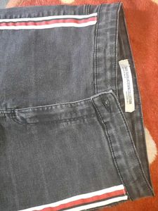 Striped Side Jeans