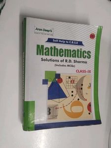 RD Sharma Math Solution