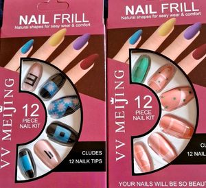 12 Fake Nails Set