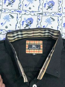 Black Burberry Shirt