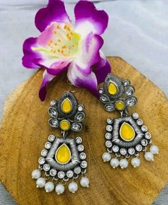 Boho Earrings - Silver Tone Set