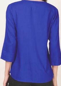 W Blue Top