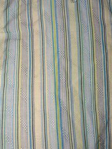 Striped Button-Up Shirt Blue Long (S)