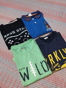 Set Of 4 Tshirt 👕 For Boys