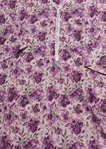 Floral Print Short Kurta