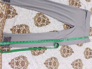 Silver Lycra Leggings