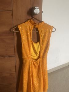 Sparkly Yellow Party Dress