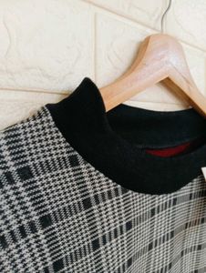 Plaid Colorblock Sweater