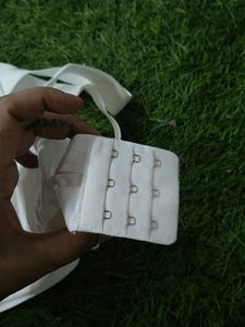 Cotton Bra With Three Hooks