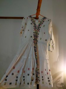 White Embroidery dress