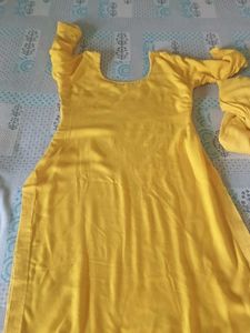 yellow salwar kurti 💌