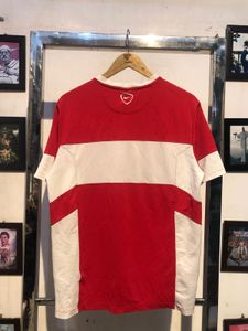 Vintage Nike Dri-FIT Soccer Jersey - Red &amp; White