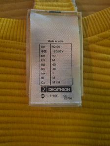 yellow cropped sweatshirt