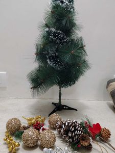 Mini Christmas Tree with Ornaments