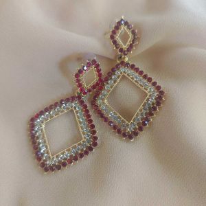Earrings Red and Elegent