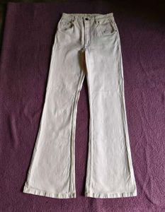 White Flare Jeans