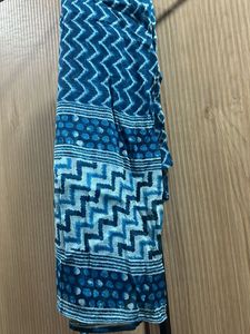 Blue Cotton 3 Pcs Set