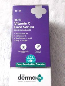 The Derma Co 10% Vitamin C Face Serum with 5% Niac