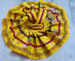Laddu Gopal Fancy Dress Colours Yellow Only 1 Dres