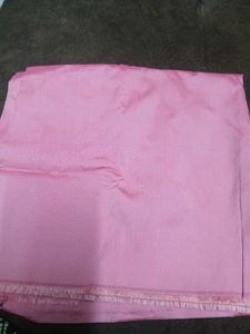 Elegant Saree And Contrast Blouse  Pink