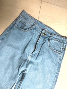 Light Wash Wide Leg Jeans
