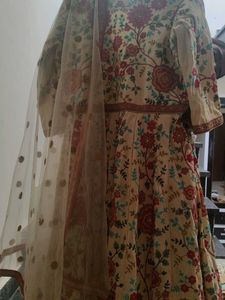 Floral Anarkali Kurta Set