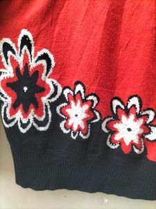 Orange Black Sweater