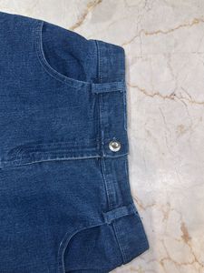 Denim Embroidered Skirt